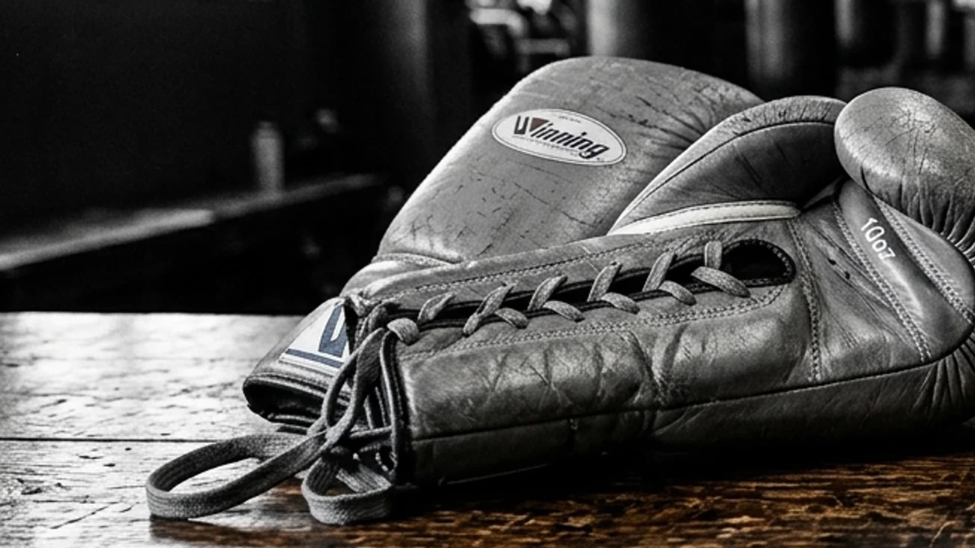 Close-up of boxing gloves — Warriors Boxing Academy, Chadderton, Oldham